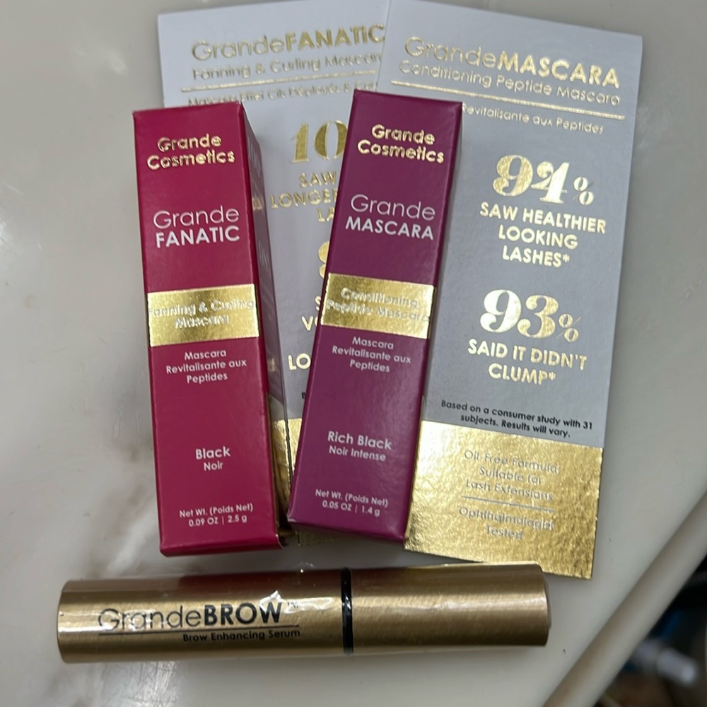Grande Cosmetics - Mascaras and Grande Brow Sample Sizes